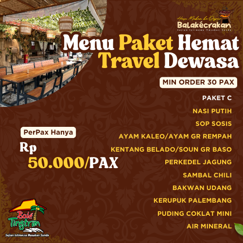 Menu Paket Hemat Travel Dewasa Paket C